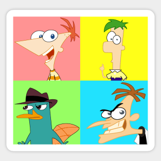 Phineas Ferb Pop Sticker